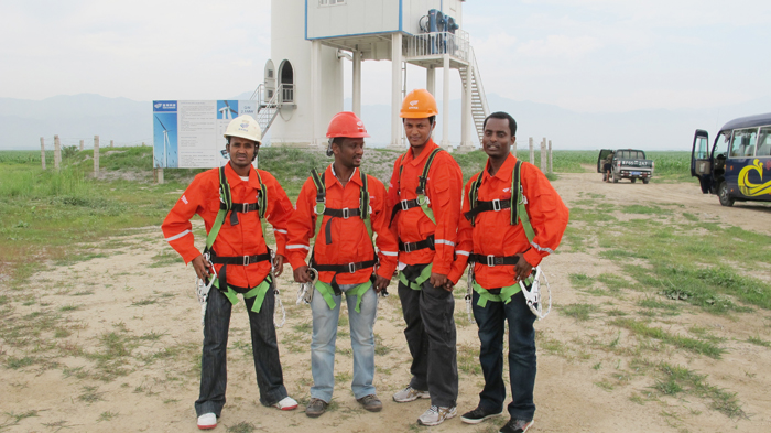 埃塞俄比項目部雇傭當地員工，提升就業率（Project Department of Ethiopia employed local personnel to improve the employment rate.）.JPG